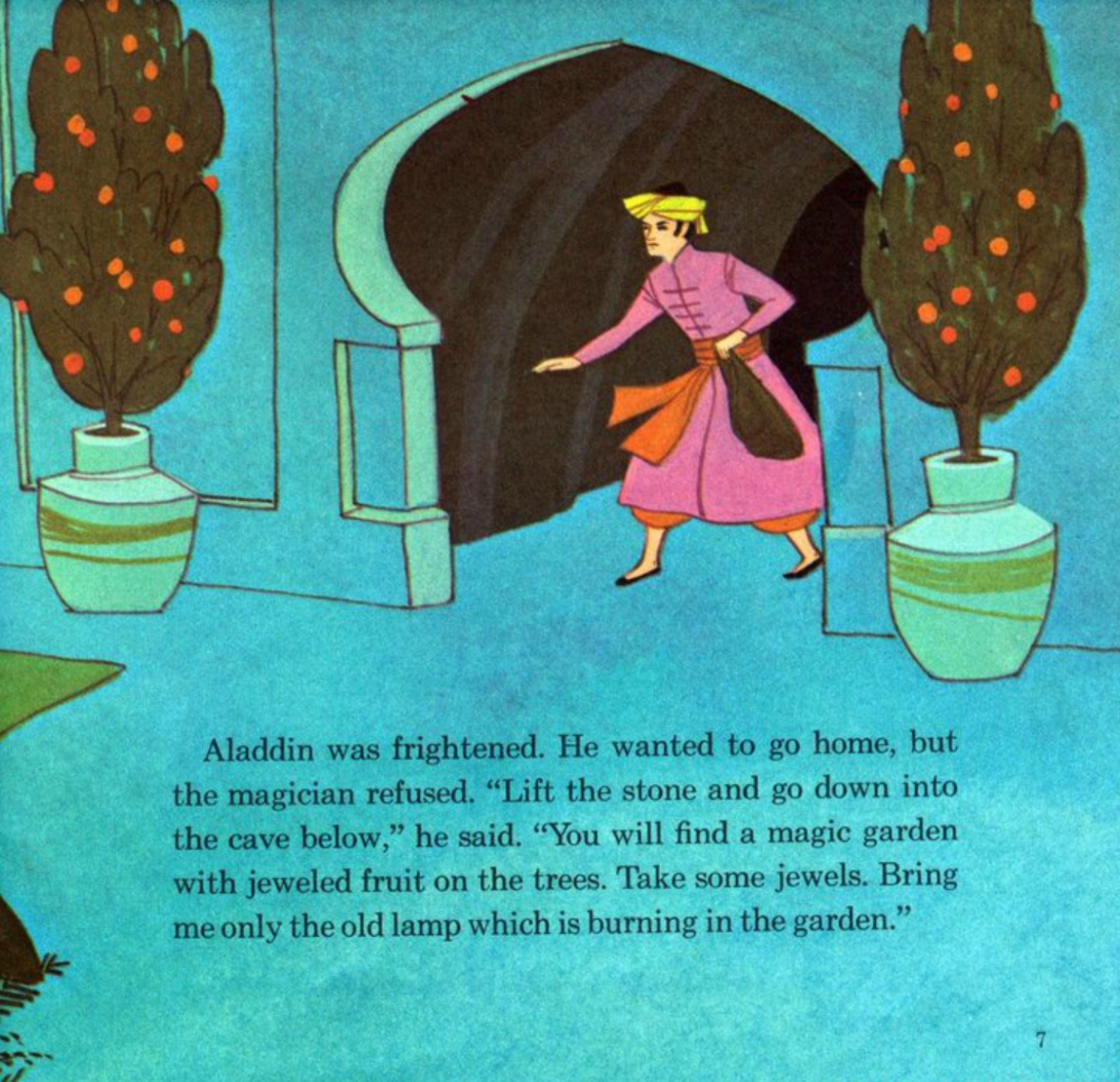 Aladdin and His Lamp (09),绘本,绘本故事,绘本阅读,故事书,童书,图画书,课外阅读